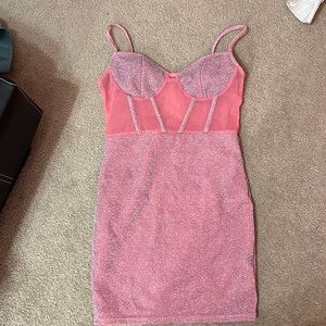 Sheer glitter dress